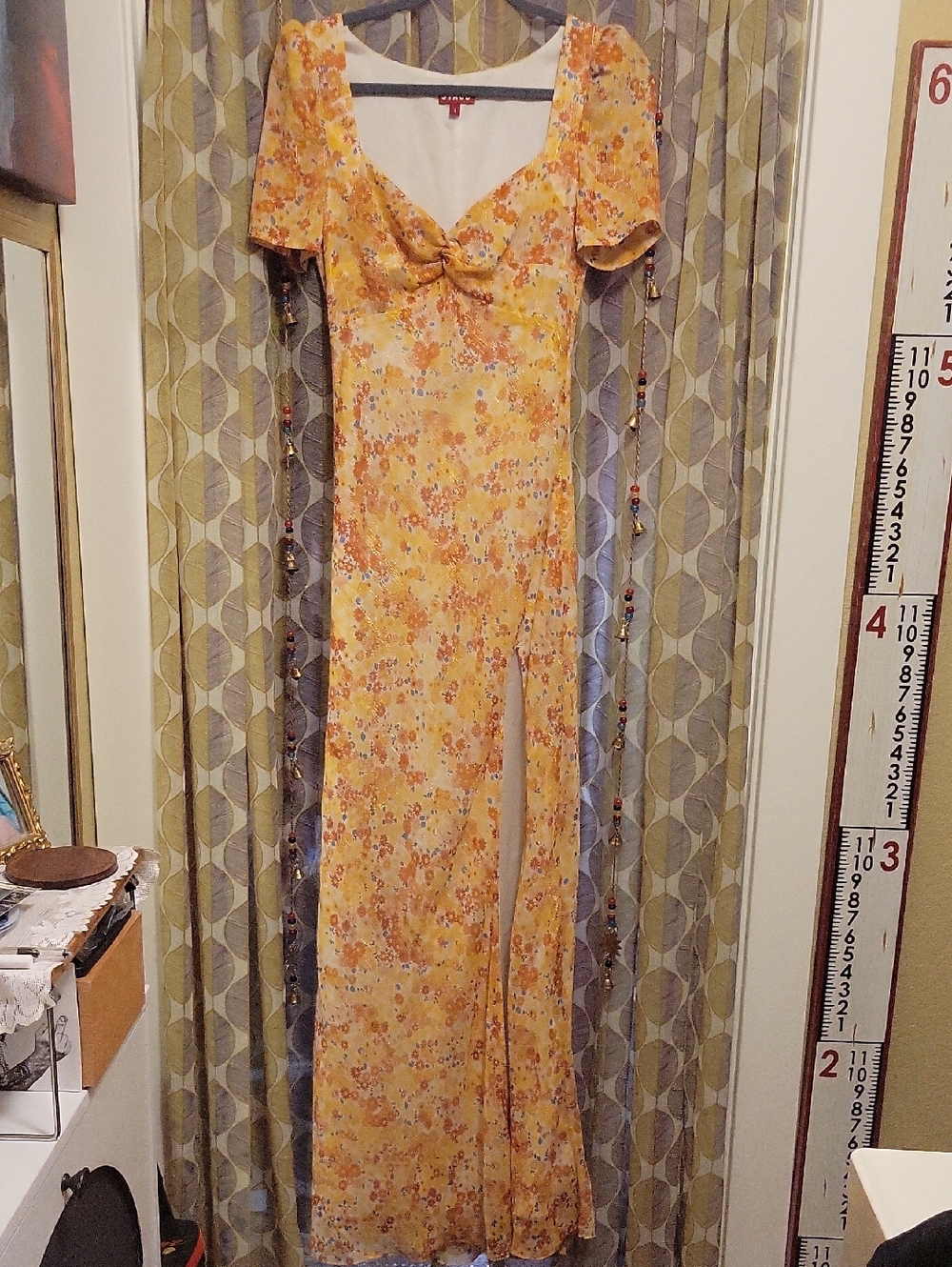 STAUD Lea maxi gown "Soleil Flower Market" Dress Size 4